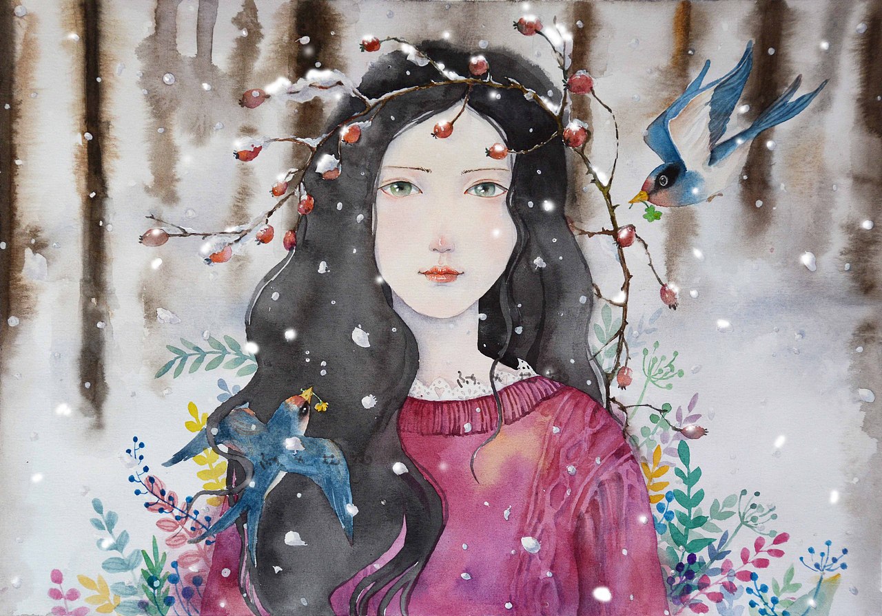 陈大花花原创水彩插画合集1