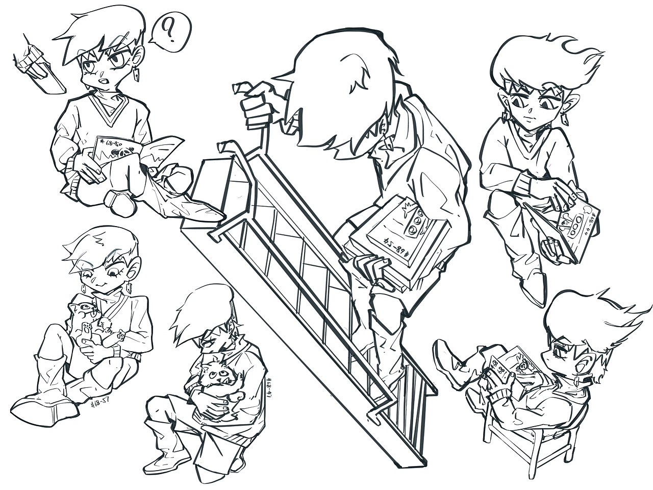 「28天」速写打卡挑战 02_COSPLAY