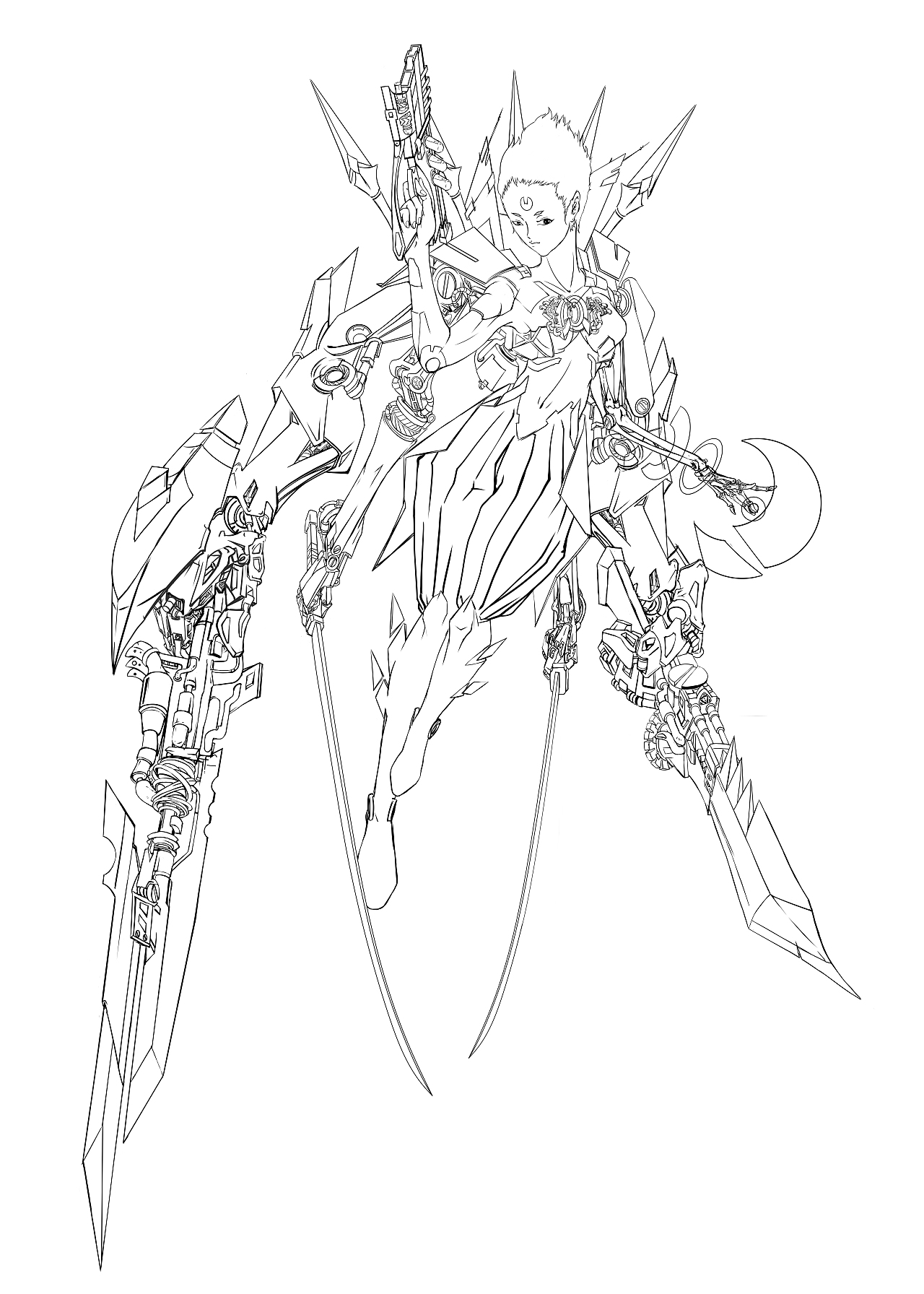 赛博朋克风小姐姐