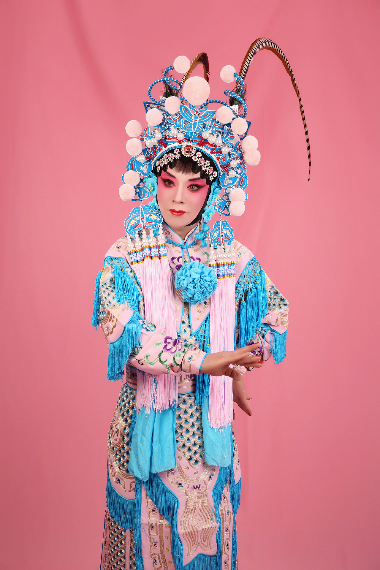 我的京剧照 戏曲旦角化妆