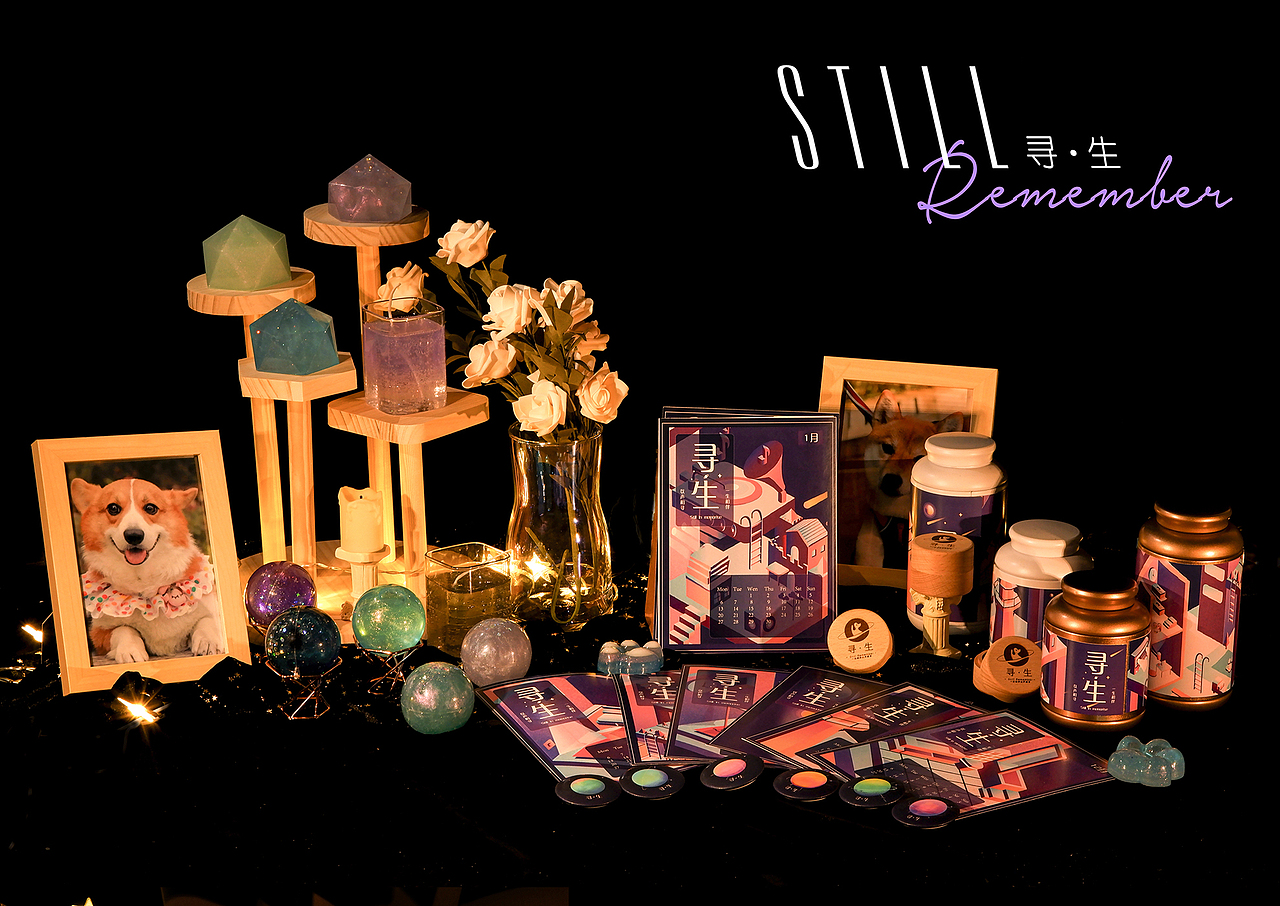 《寻·生》——宠物葬礼情感化设计视觉手册与产品展示（图ZMjk4ODU3NjI4） - 品牌 - 站酷设计师Rowen想冭哆原创素材 - 站酷ZCOOL