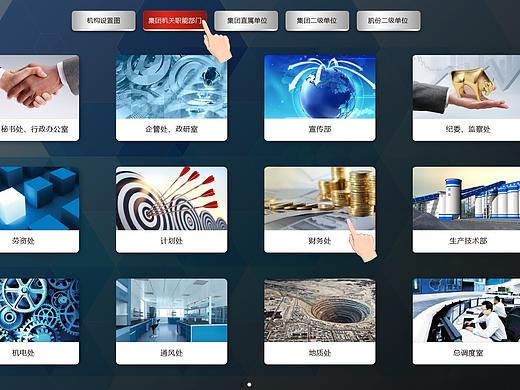 智能导视触摸屏UI界面设计-西山煤电定稿