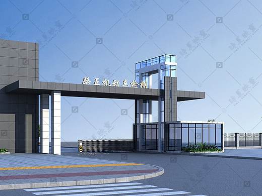 临沂祥恒电力设备有限公司大门（个人主页-ZMzEyNzMzNDg=） - 建筑设计 - 站酷设计师时夏文化原创素材 - 站酷ZCOOL