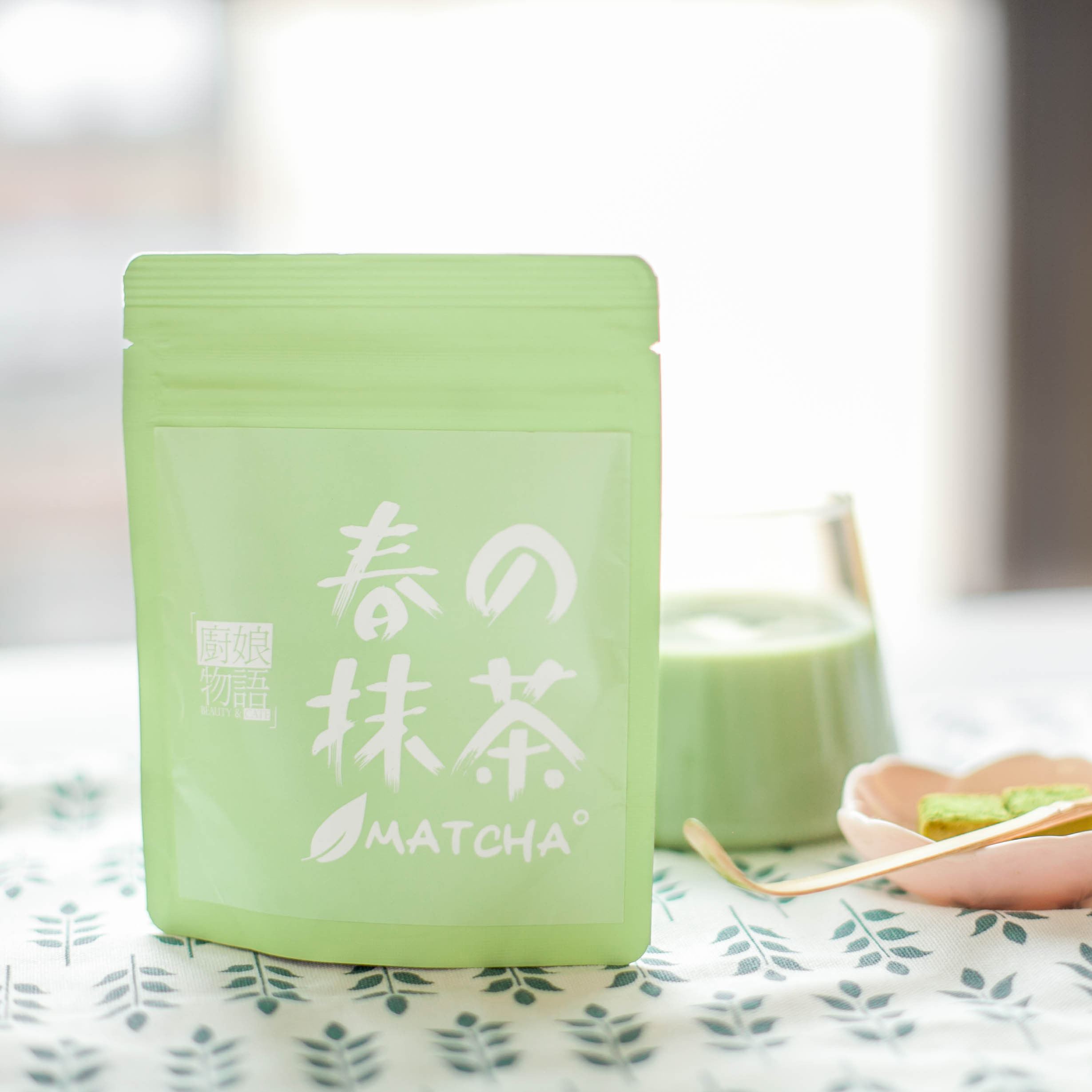 厨娘物语春の抹茶包装设计