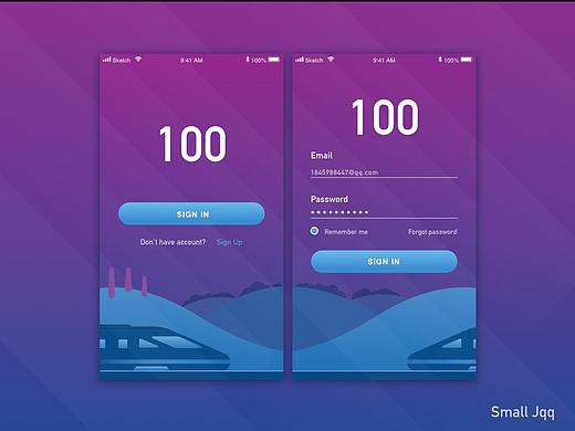 通往UI100day的列车