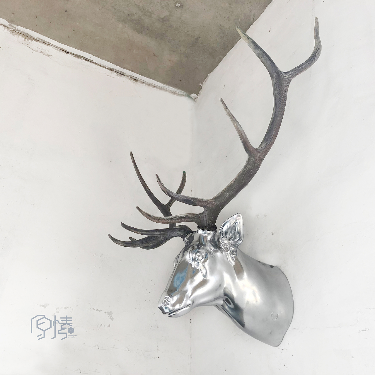 “生财有鹿”壁挂雕塑|纯艺术|雕塑|雕心塑骨 - 原创作品 - 站酷 (ZCOOL)