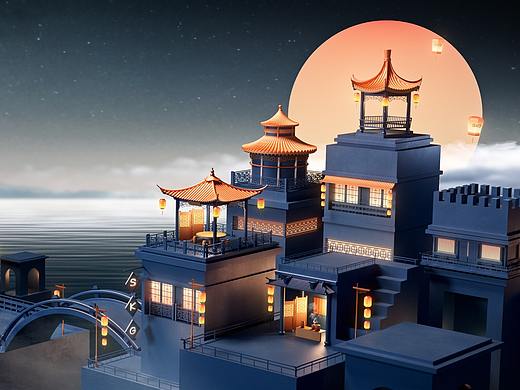 2021年中秋视觉海报