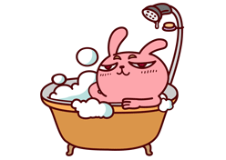 冷兔KAKAO表情（图ZMjEyMDE4ODQ=） - 网络表情 - 站酷设计师冷兔同学原创素材 - 站酷ZCOOL