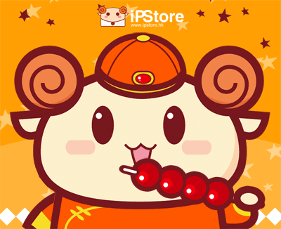 IPStore数码馆掌柜小羊系列插图、漫画 