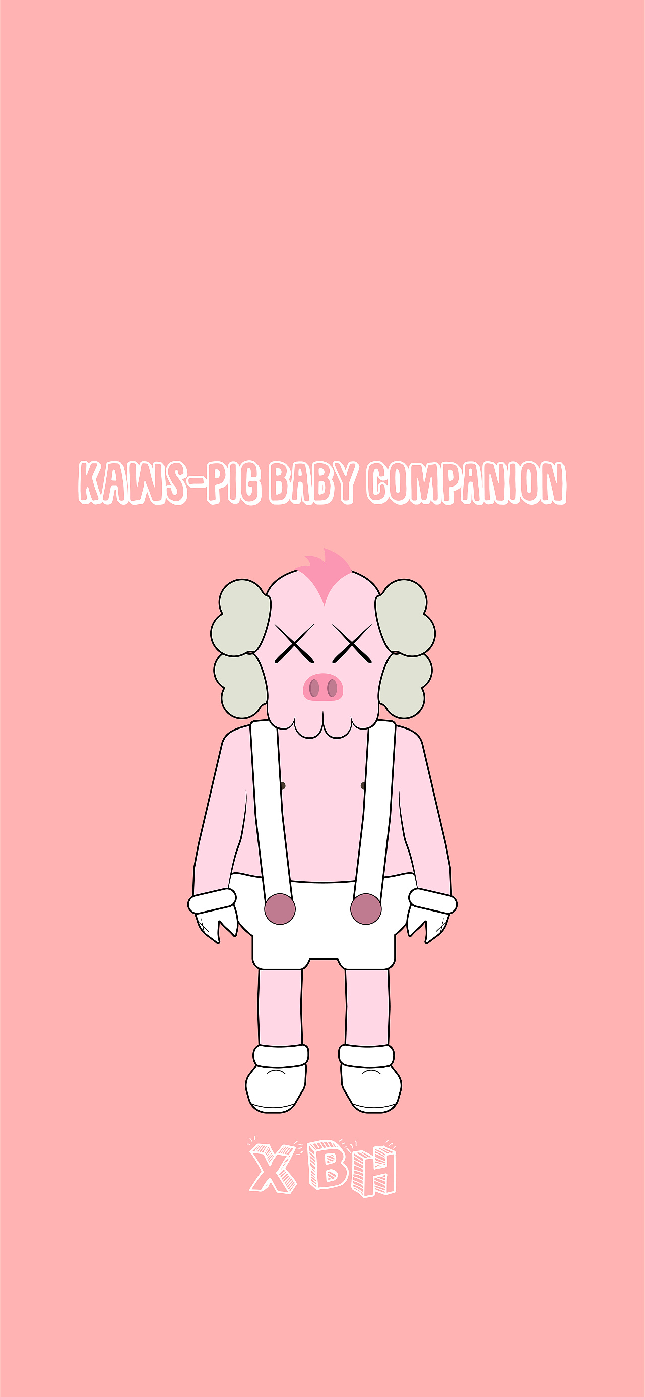 kaws-pig baby companion