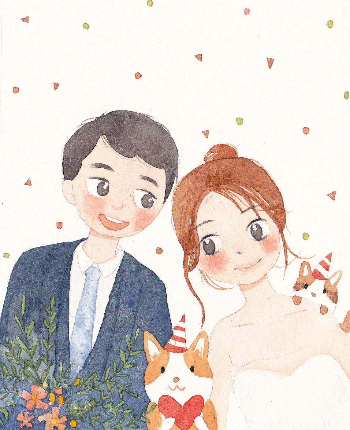 婚礼（图ZMTA2NDIwODA0） - 艺术插画 - 站酷设计师kang康原创素材 - 站酷ZCOOL