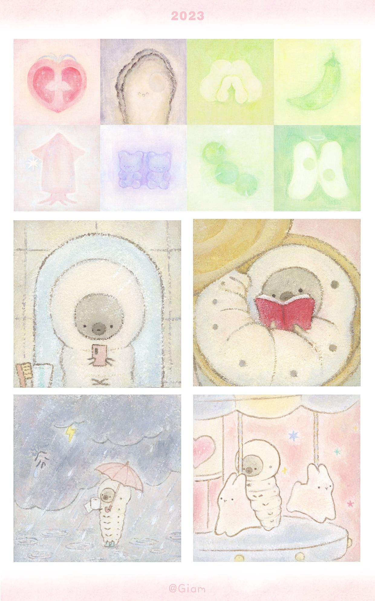 2023年终总结（图ZMzU5OTM4MTc2） - 创作习作 - 站酷设计师Giam_原创素材 - 站酷ZCOOL