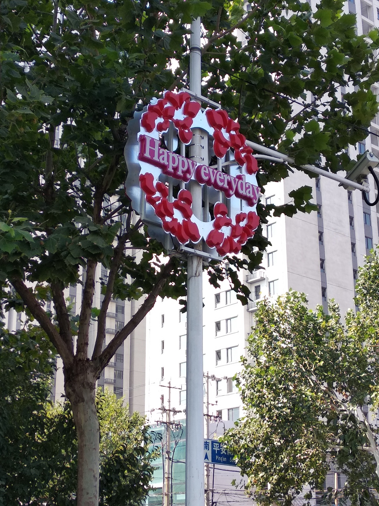 市政管理处2020社会氛围营造道路灯灯杆春节美化装饰|摄影|环境/建筑