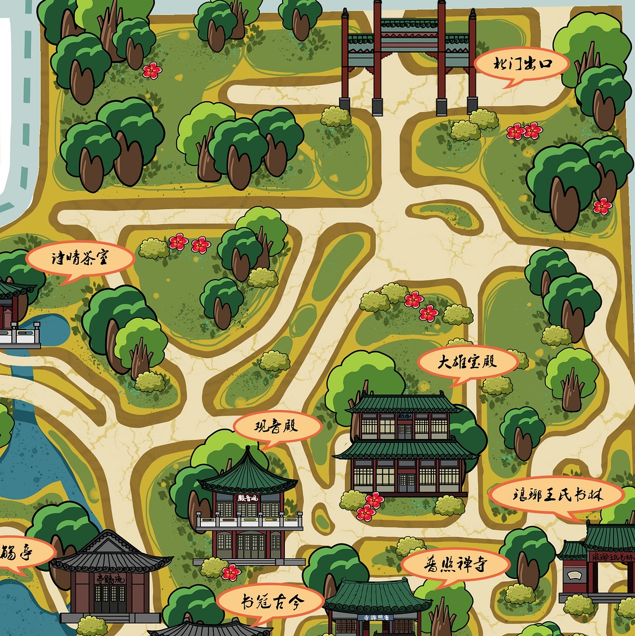 原创插画 | 手绘地图（图ZMjM4MTUxMTEy） - 商业插画 - 站酷设计师一整個夏天原创素材 - 站酷ZCOOL