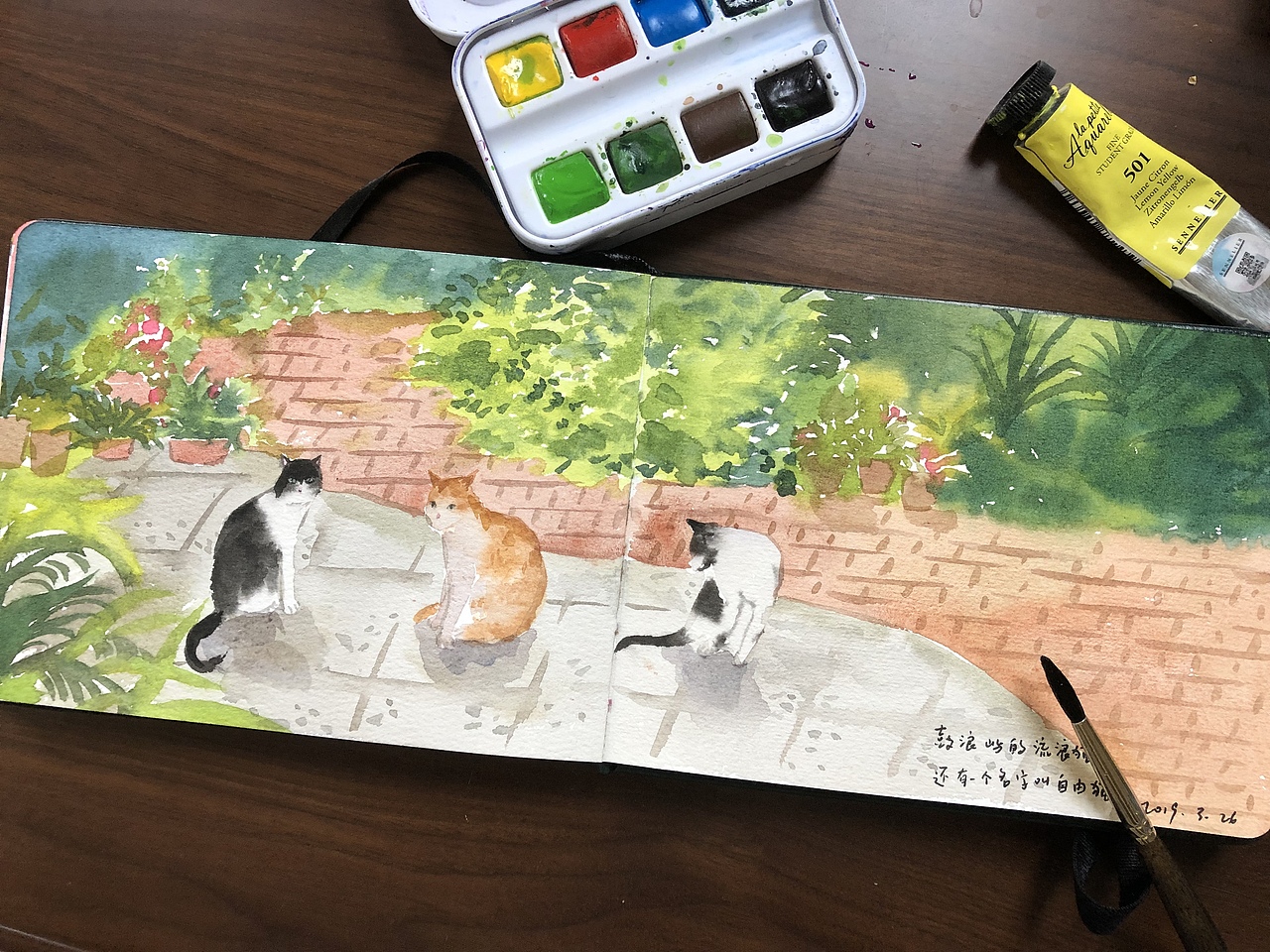 【鼓浪屿旅行插画+手绘记录】林田原创（图ZMTk2MTM0ODA0） - 创作习作 - 站酷设计师林田lisa原创素材 - 站酷ZCOOL