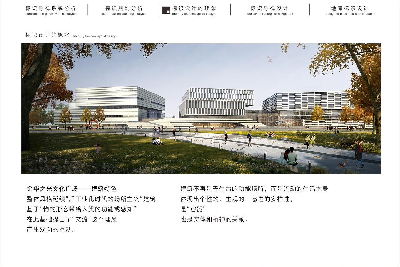 金华之光文化广场导视系统设计