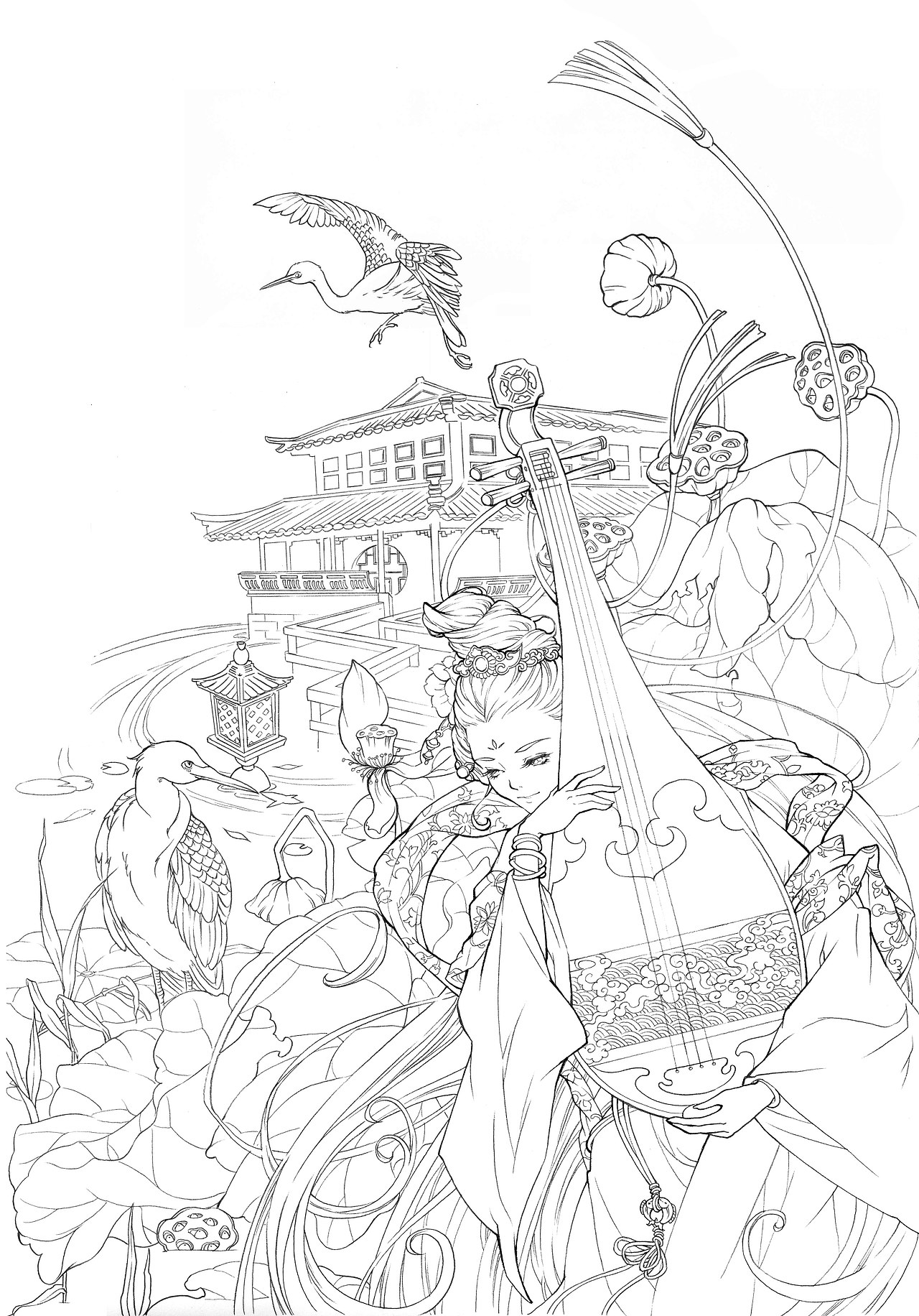 琵琶行（图ZNDE3MDAyNzY=） - 创作习作 - 站酷设计师爱做梦的猫原创素材 - 站酷ZCOOL