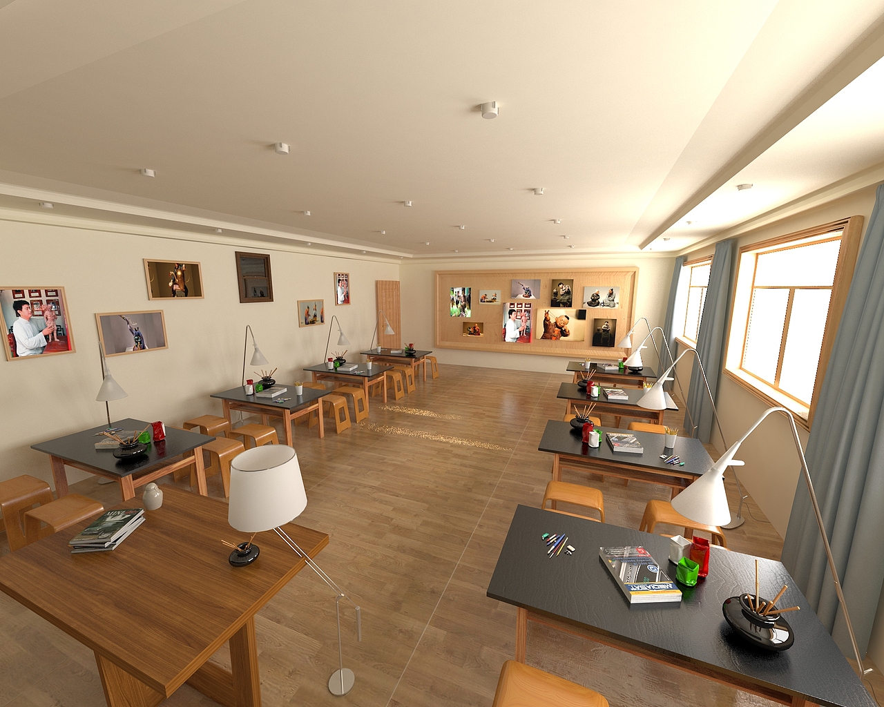 教室（图ZNjE5NzAyMTI=） - 家装设计 - 站酷设计师MOYUdesign原创素材 - 站酷ZCOOL