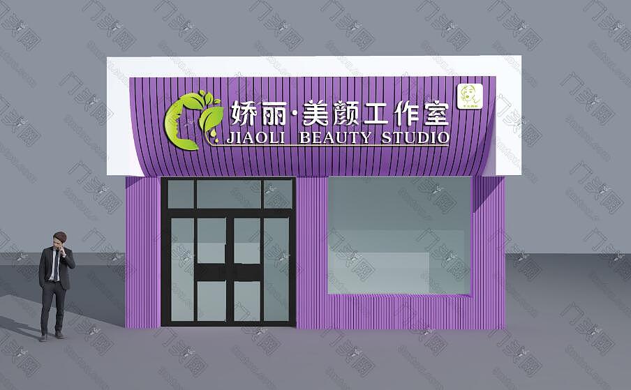 美容店门头（图ZMTU0Njc3ODEy） - 展陈设计 - 站酷设计师云端设计团队原创素材 - 站酷ZCOOL