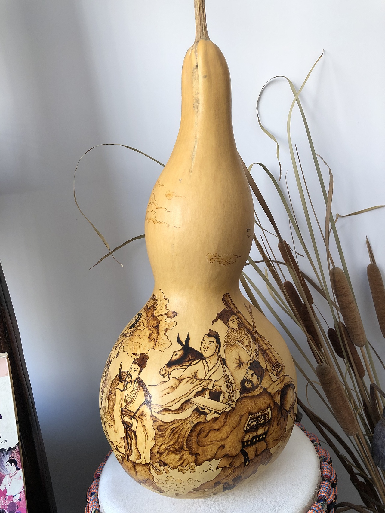 八仙过海(手工烙画葫芦)