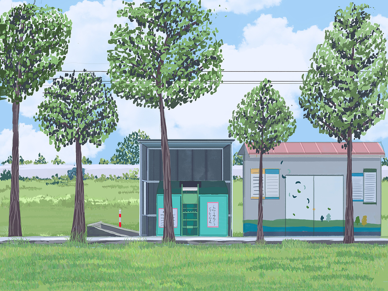乡下的一角（图ZMjM5Mzk0Njg4） - 创作习作 - 站酷设计师桃之yao妖原创素材 - 站酷ZCOOL