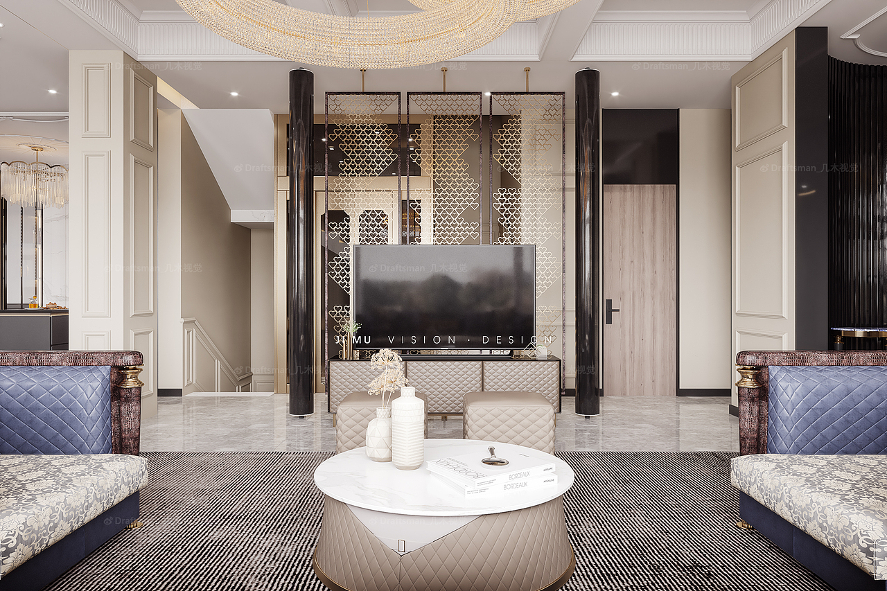 意式新古典效果表现（图ZMjQwMTY2NzY4） - 家装设计 - 站酷设计师模型不换钱原创素材 - 站酷ZCOOL