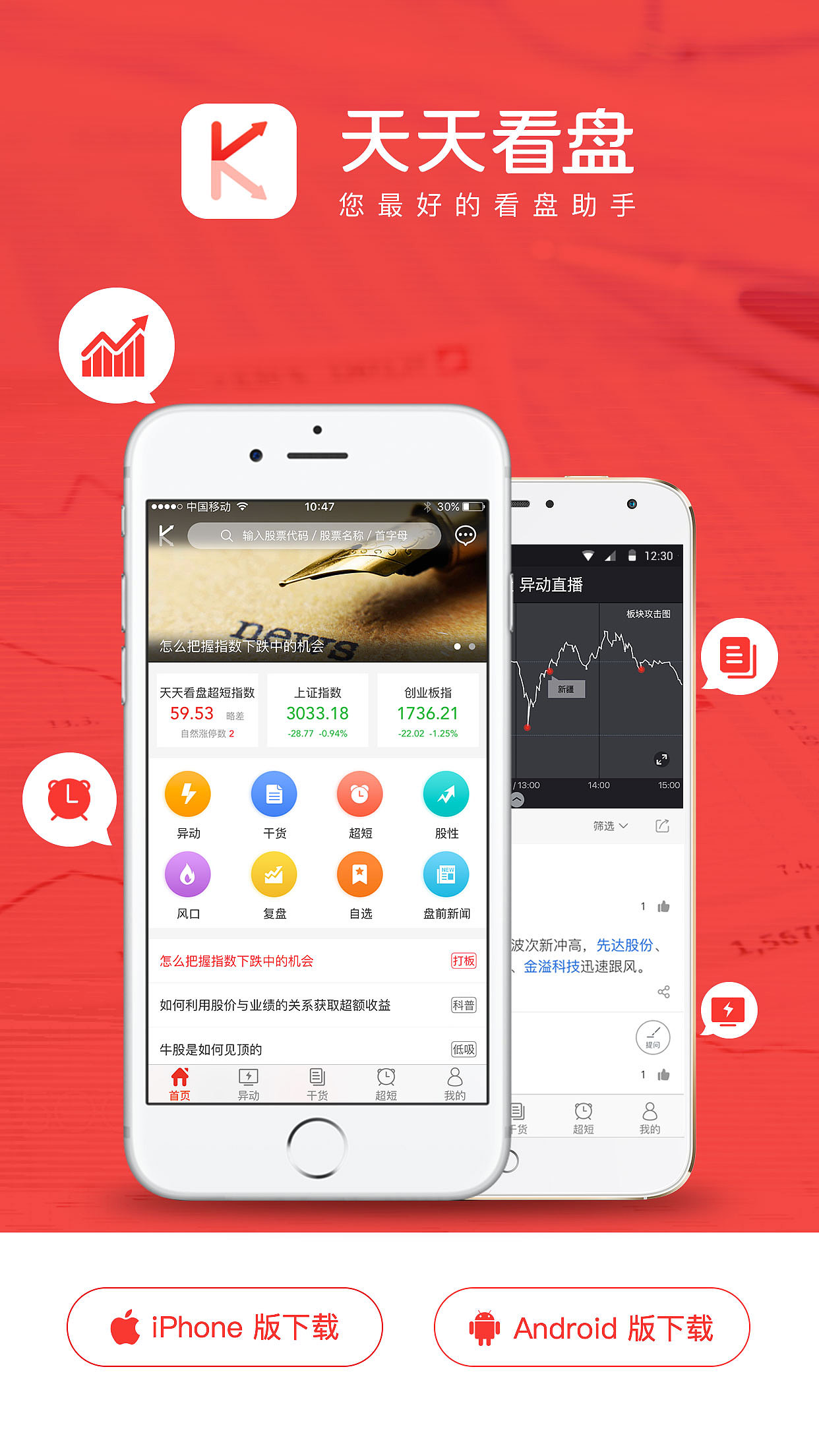 股票金融app引导下载页面（图ZODEwMzM0NDQ=） - APP界面 - 站酷设计师Nanna3原创素材 - 站酷ZCOOL