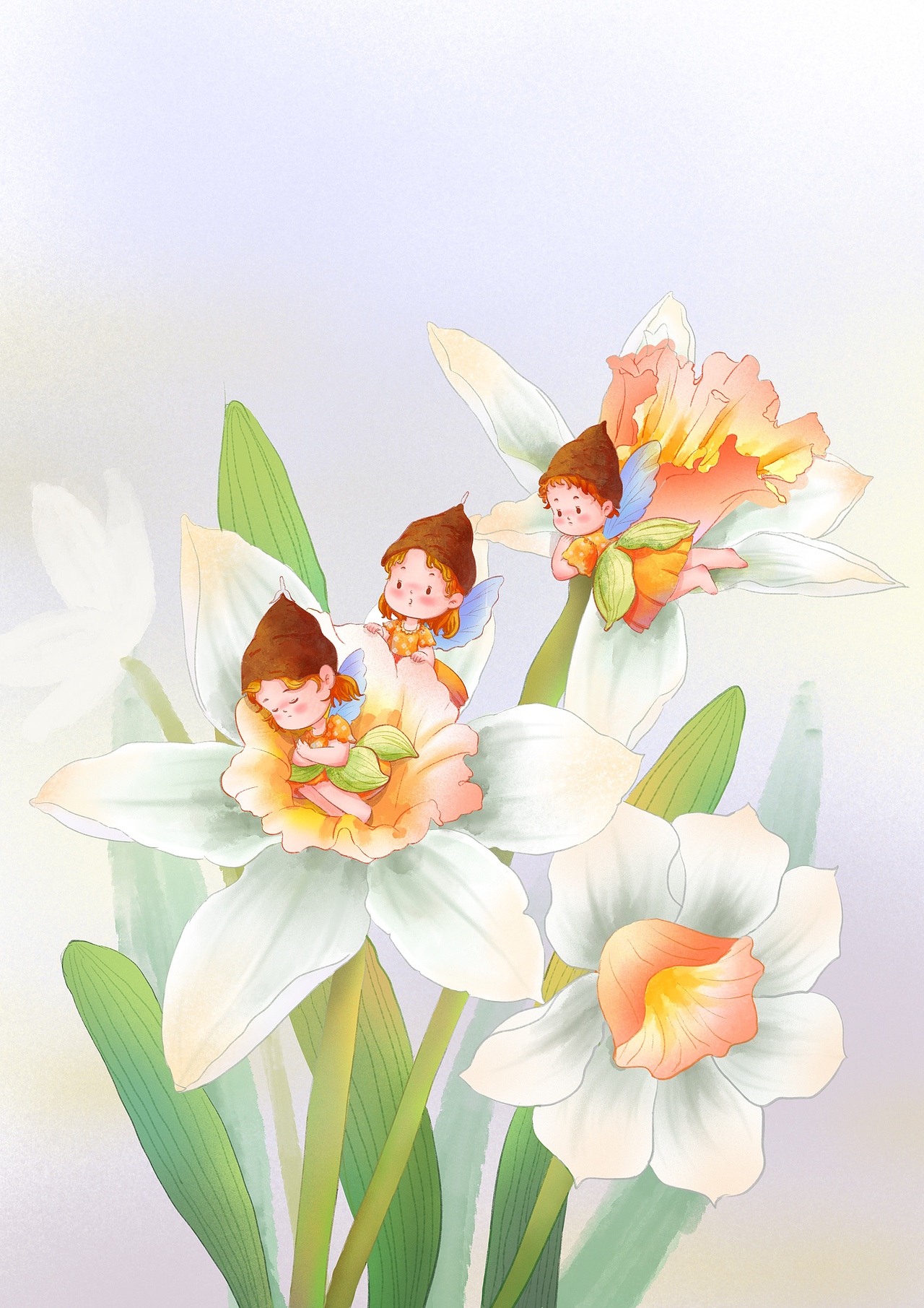 小精靈（圖ZMzEwMDY5MDM2） - 兒童插畫 - 站酷設(shè)計(jì)師米粟原創(chuàng)素材 - 站酷ZCOOL