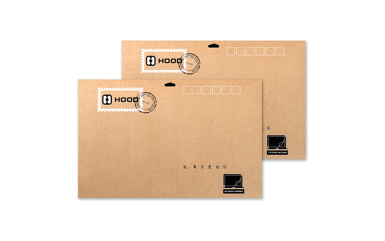 HOOD防蓝光护眼膜logo及包装设计（未完待续）