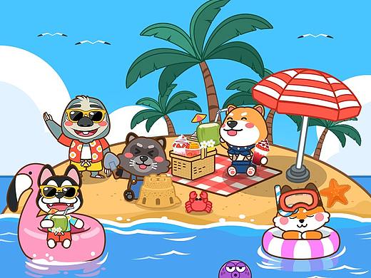 《我的奶茶屋》2021夏日主题活动海报宣传