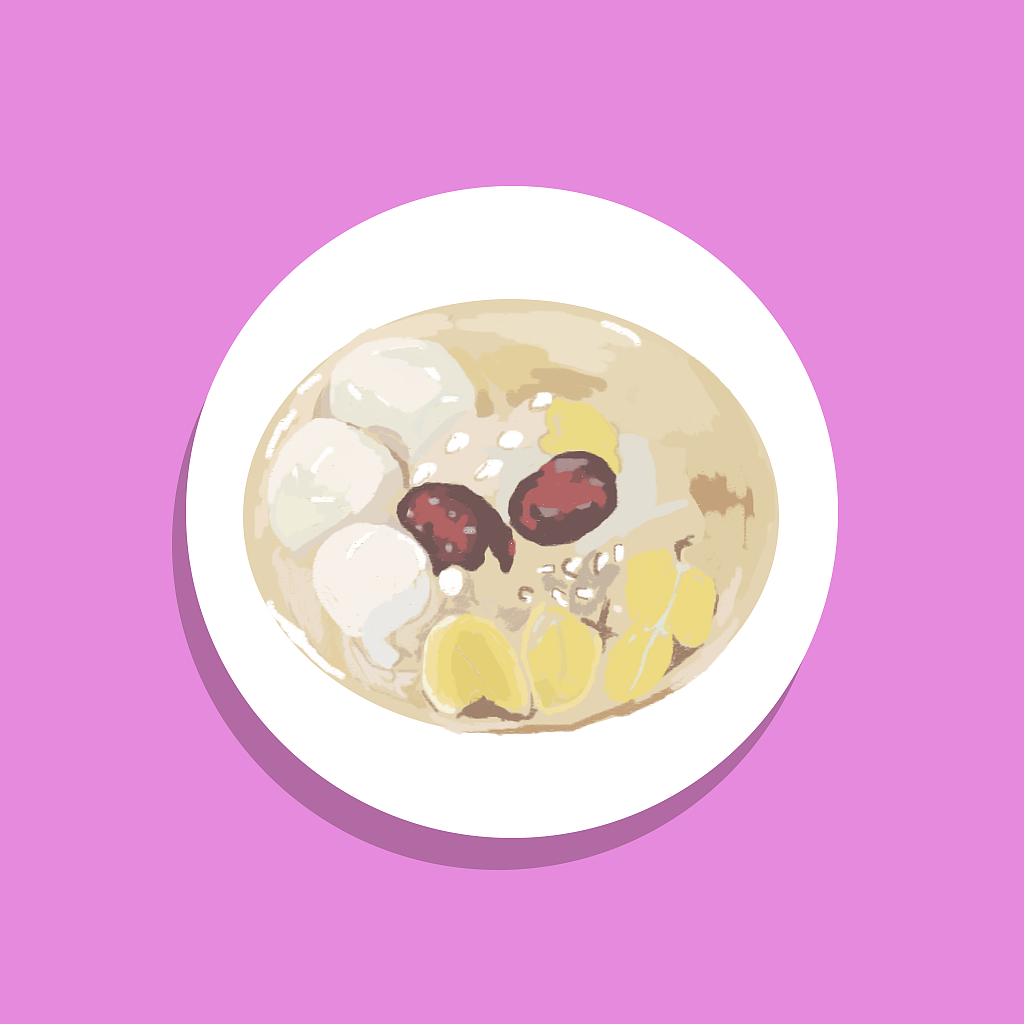 二十四节气美食插画