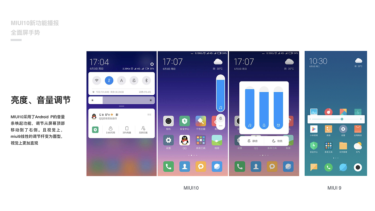 MIUI10新功能播报与视觉分析（图ZMTIxMzIxOTMy） - 软件界面 - 站酷设计师糖小佩原创素材 - 站酷ZCOOL