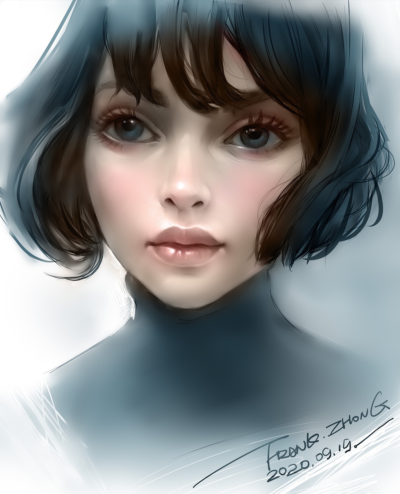 头像（图ZMjI1NTQ2NDYw） - 商业插画 - 站酷设计师FRANKZHONG原创素材 - 站酷ZCOOL