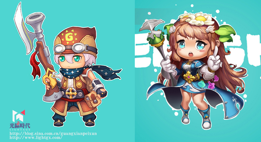 q版风格|插画|游戏原画|lightablaze - 原创作品 - 站酷 (zcool)
