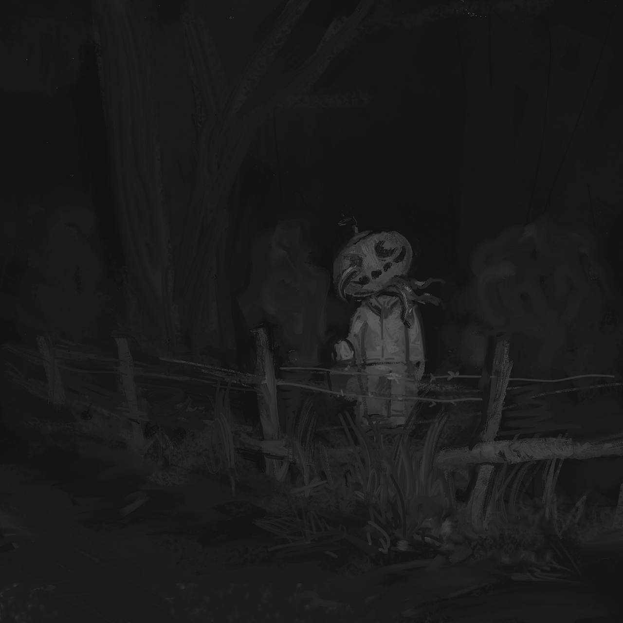 Trick-or-treat 萬圣節(jié)南瓜（嘗試恐怖題材）（圖ZMjMwMjI2MDIw） - 概念設(shè)定 - 站酷設(shè)計(jì)師狐涂_述水原創(chuàng)素材 - 站酷ZCOOL