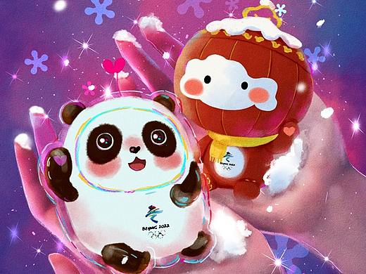 冰墩墩和雪容融一个都不能少
