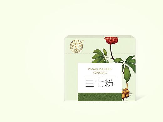 同仁堂-盒装粉系列包装