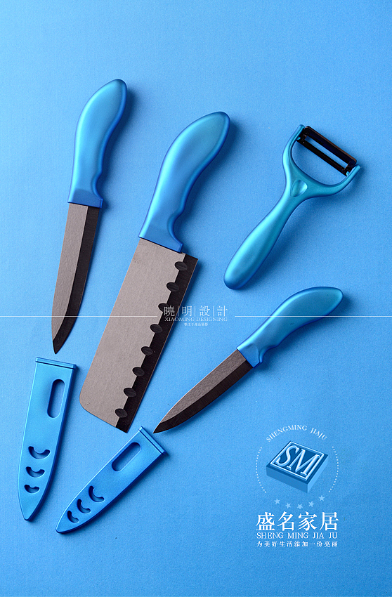 淄博陶瓷餐刀拍摄