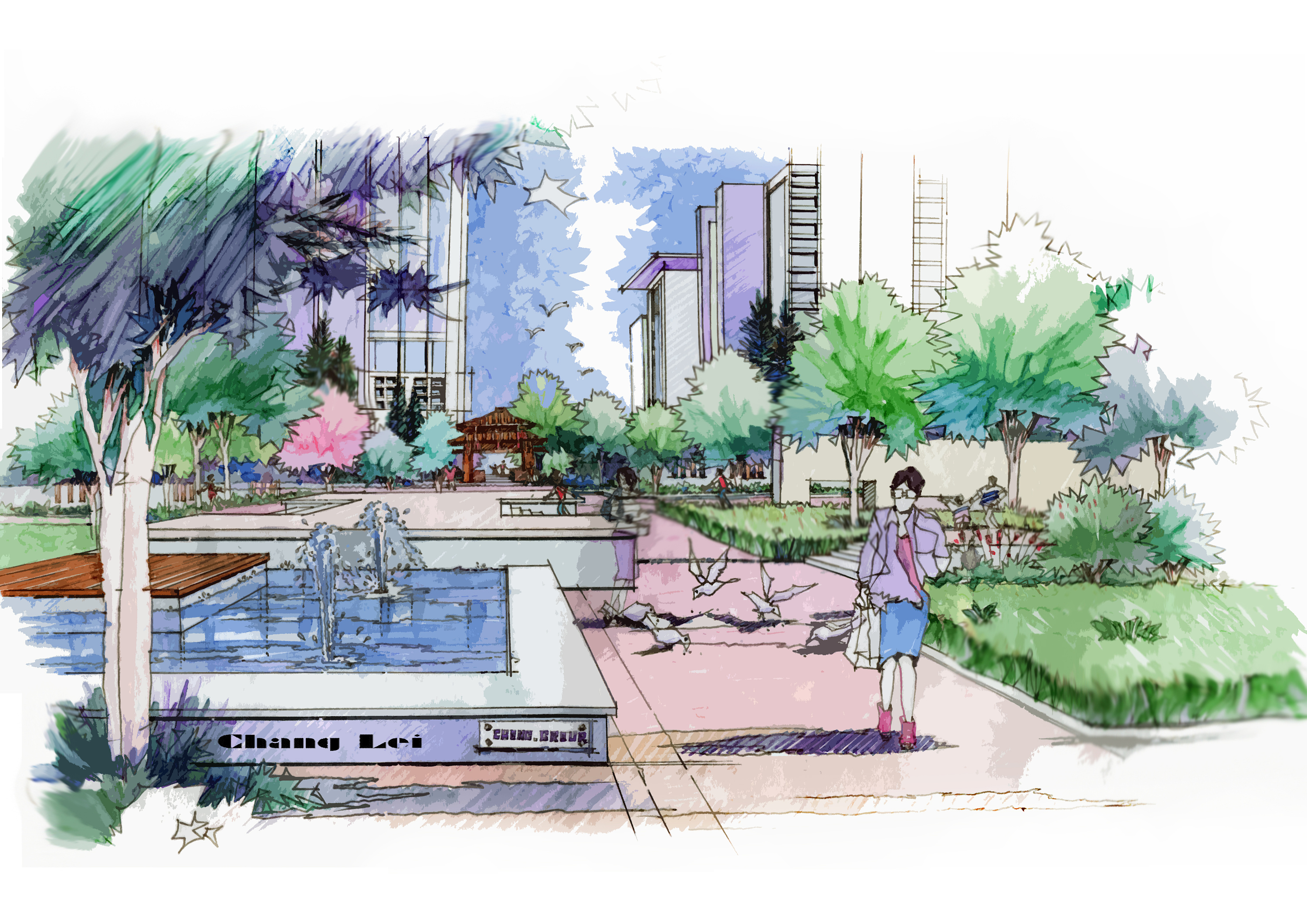 景观手绘【方案】