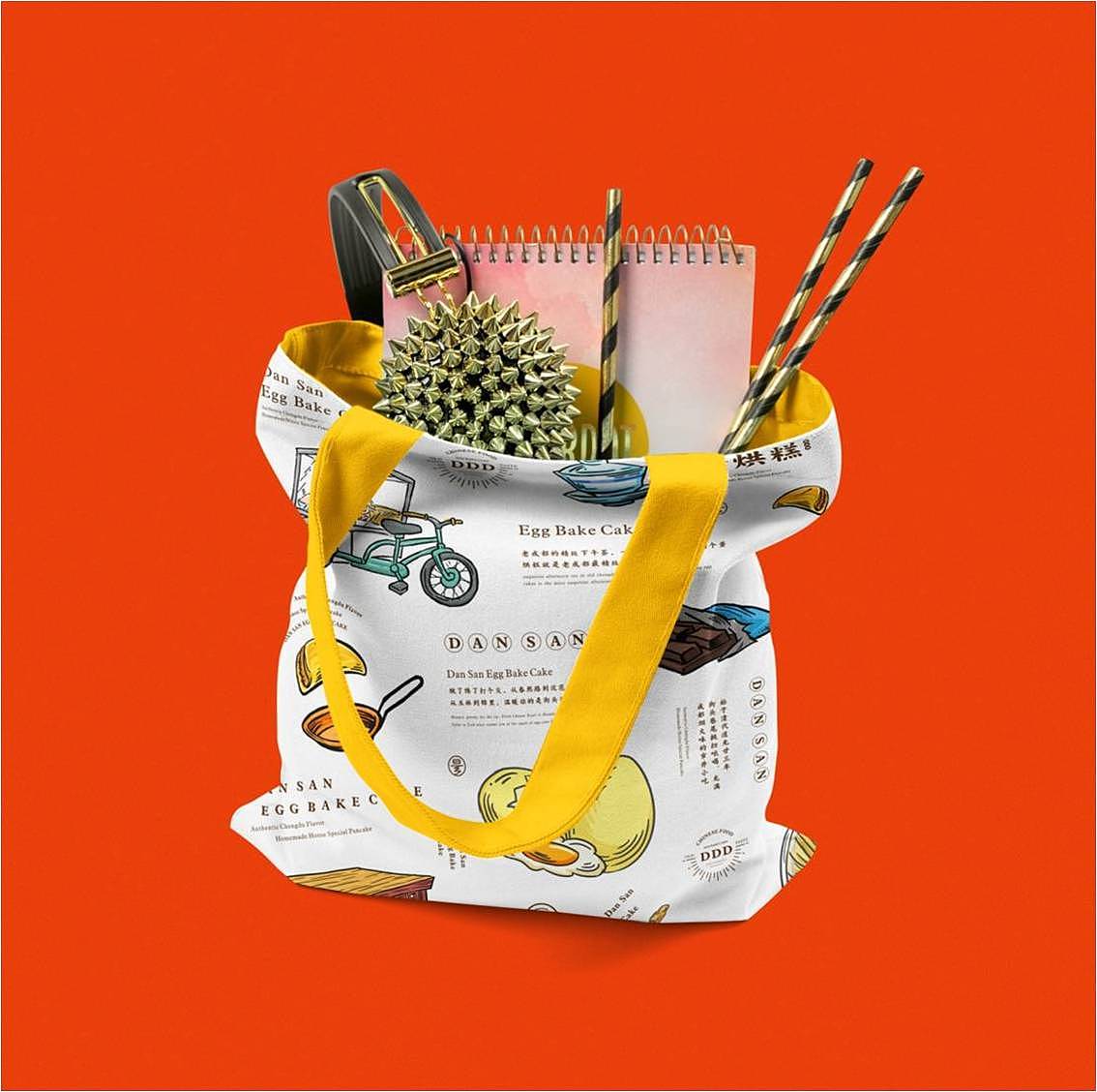 餐饮品牌设计|旦3®蛋烘糕