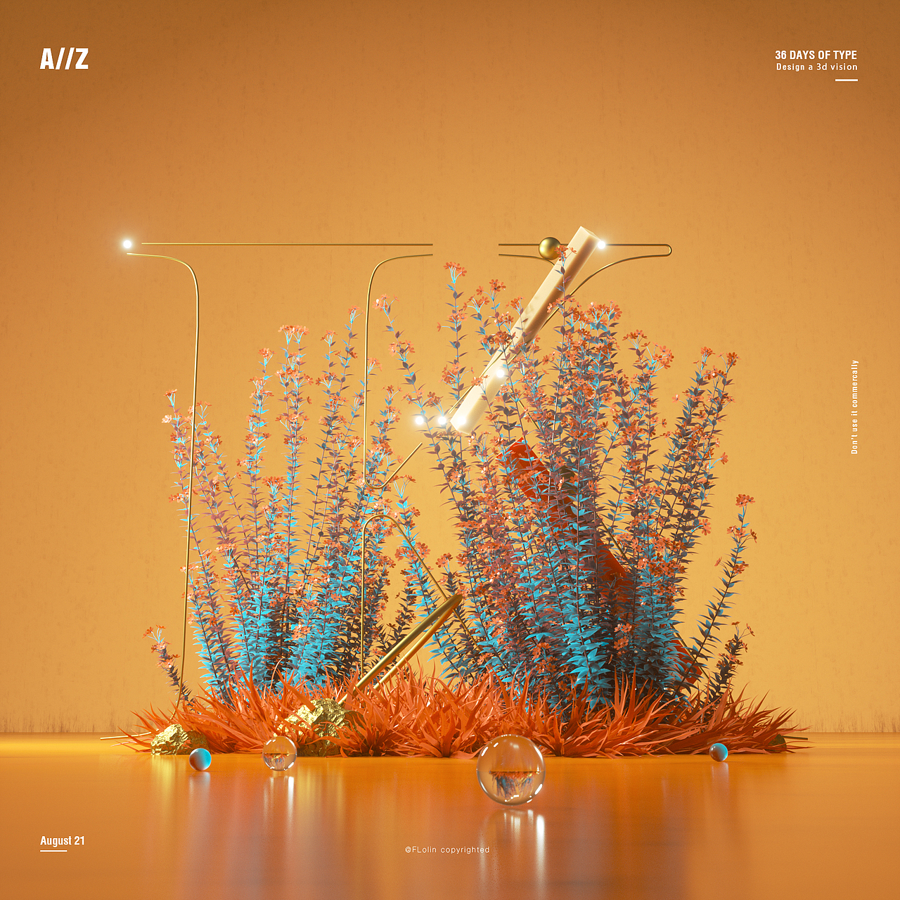 36 DAYS OF TYPE(附件包含0-9三维工程文件)