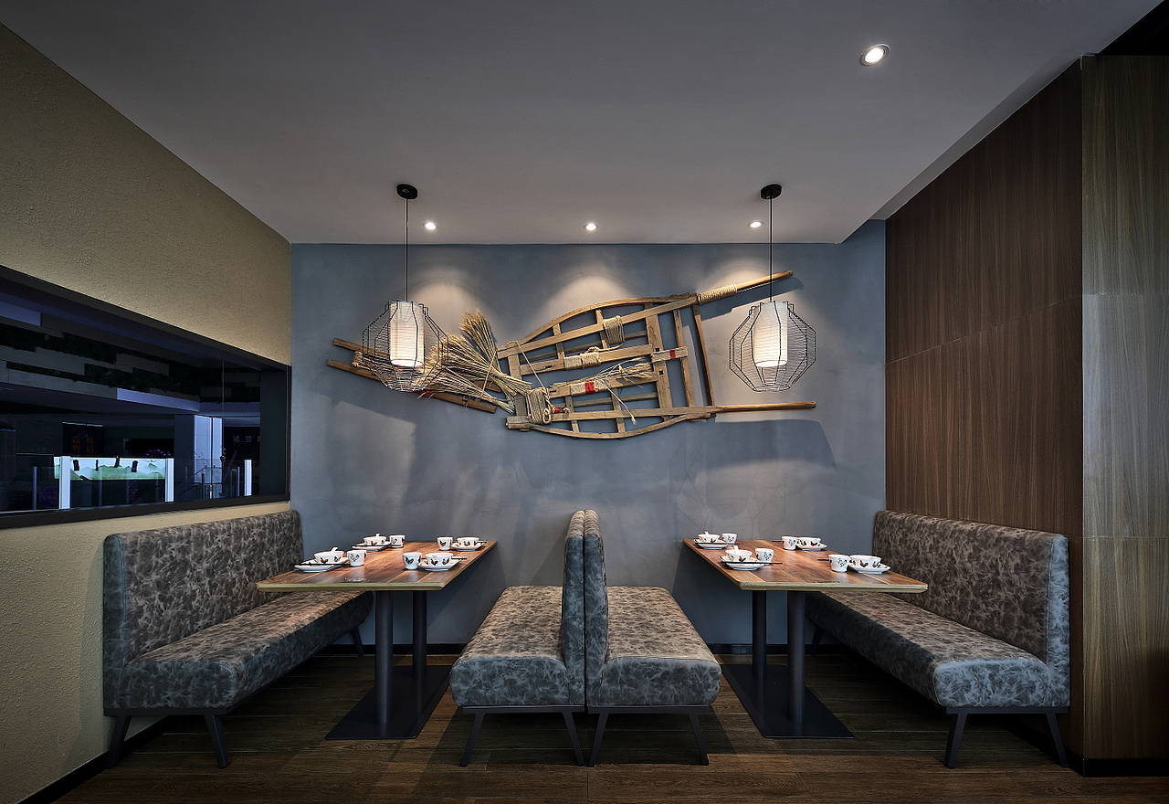 客家餐厅设计：有一种幸福叫，吃客家菜，做客家人（图ZMTc5ODQ1MjIw） - 酒店餐饮设计 - 站酷设计师艺鼎装饰设计原创素材 - 站酷ZCOOL