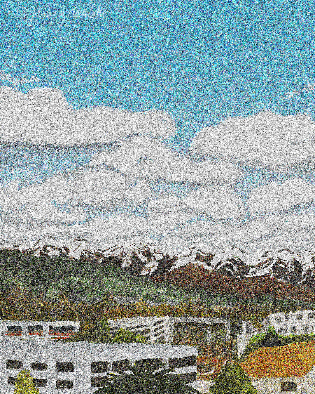 天涯之国 智利（图ZMjUyNzI3MTQ0） - 商业插画 - 站酷设计师插画BoNanCible原创素材 - 站酷ZCOOL