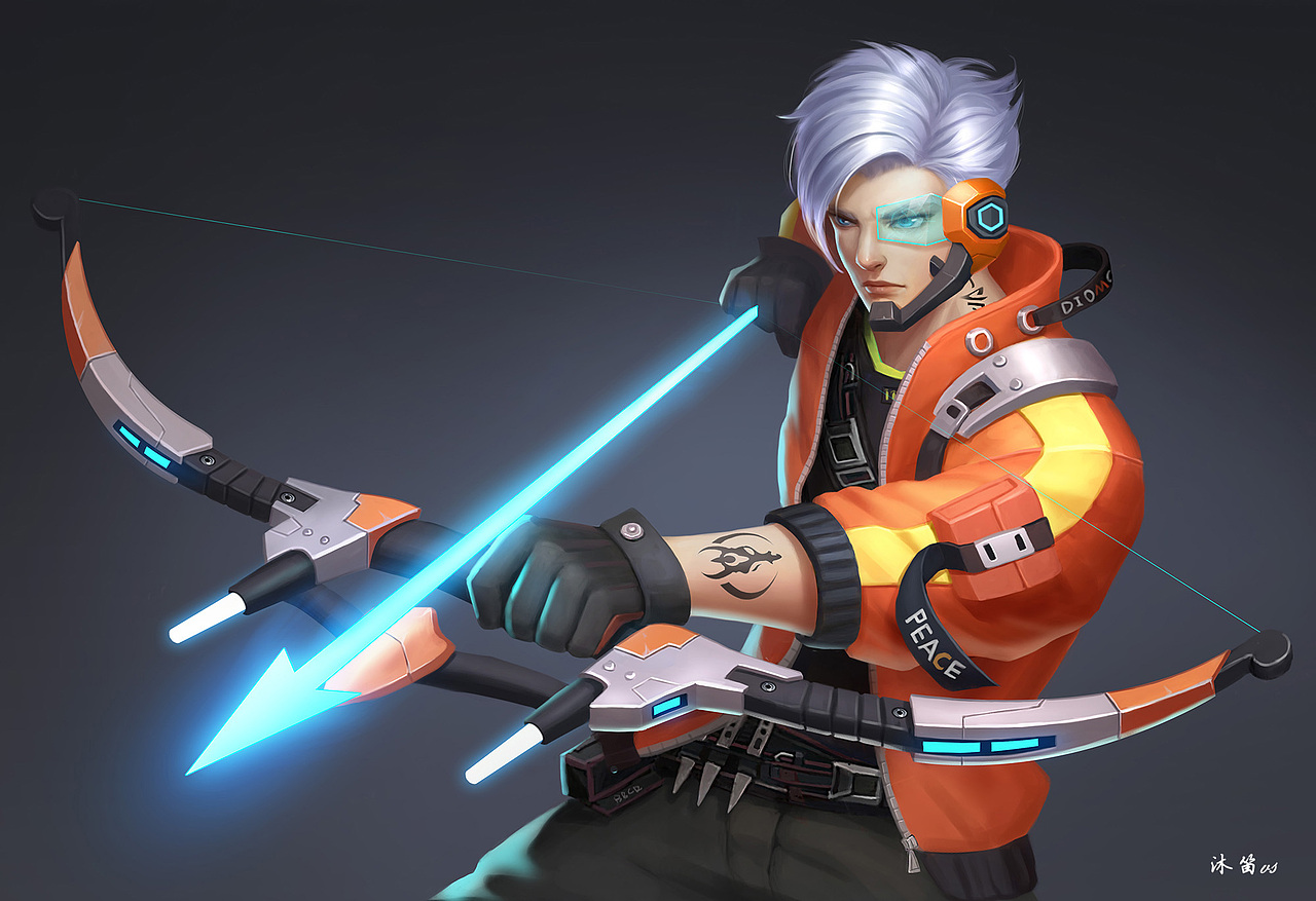 赛博朋克弓箭手