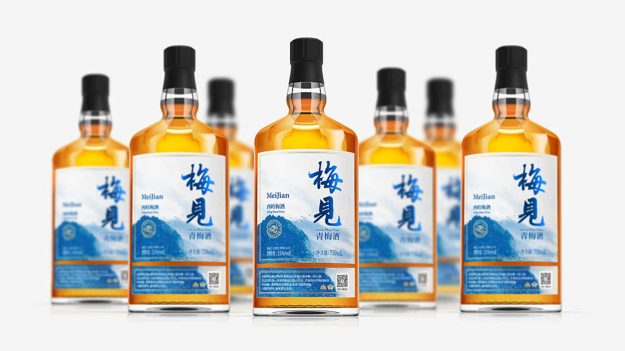 梅见——西岭梅酒（图ZMjgwMTcxODE2） - 包装 - 站酷设计师妙手空空儿原创素材 - 站酷ZCOOL