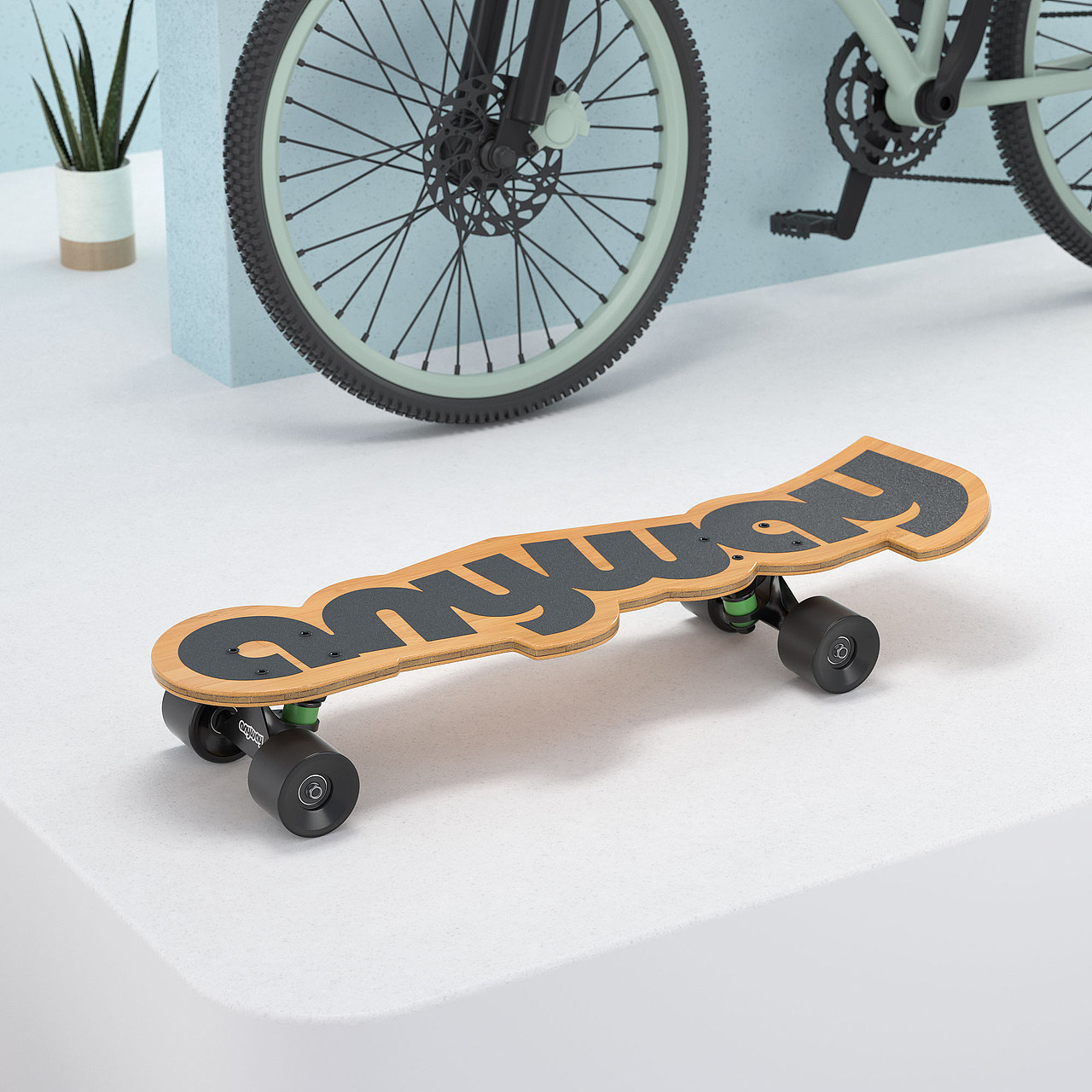 几张滑板效果图