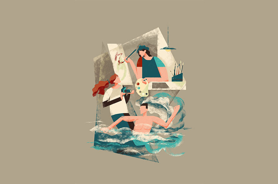 爱好者（图ZMTUxMTcxMTAw） - 商业插画 - 站酷设计师鸢土社原创素材 - 站酷ZCOOL