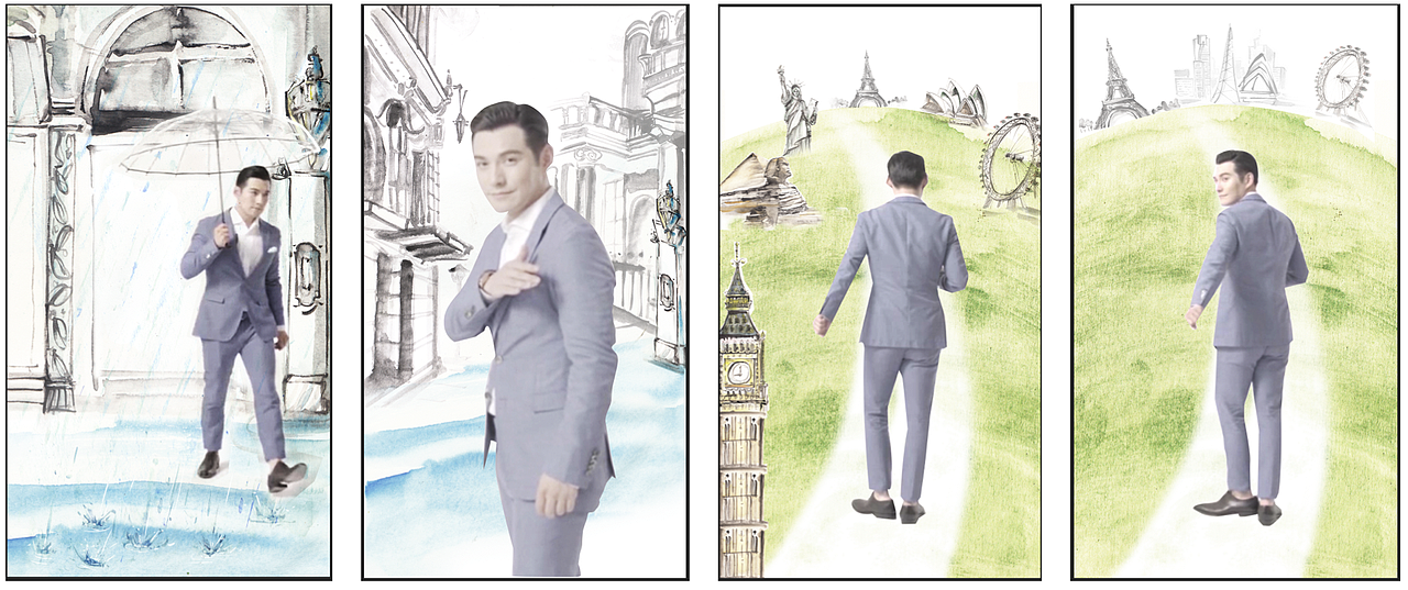 {TVC美术／商业手绘插画} Sisley全能护肤-全能男友篇（图ZOTI4Mzc5MDA=） - 设定/分镜 - 站酷设计师赫尔雅原创素材 - 站酷ZCOOL