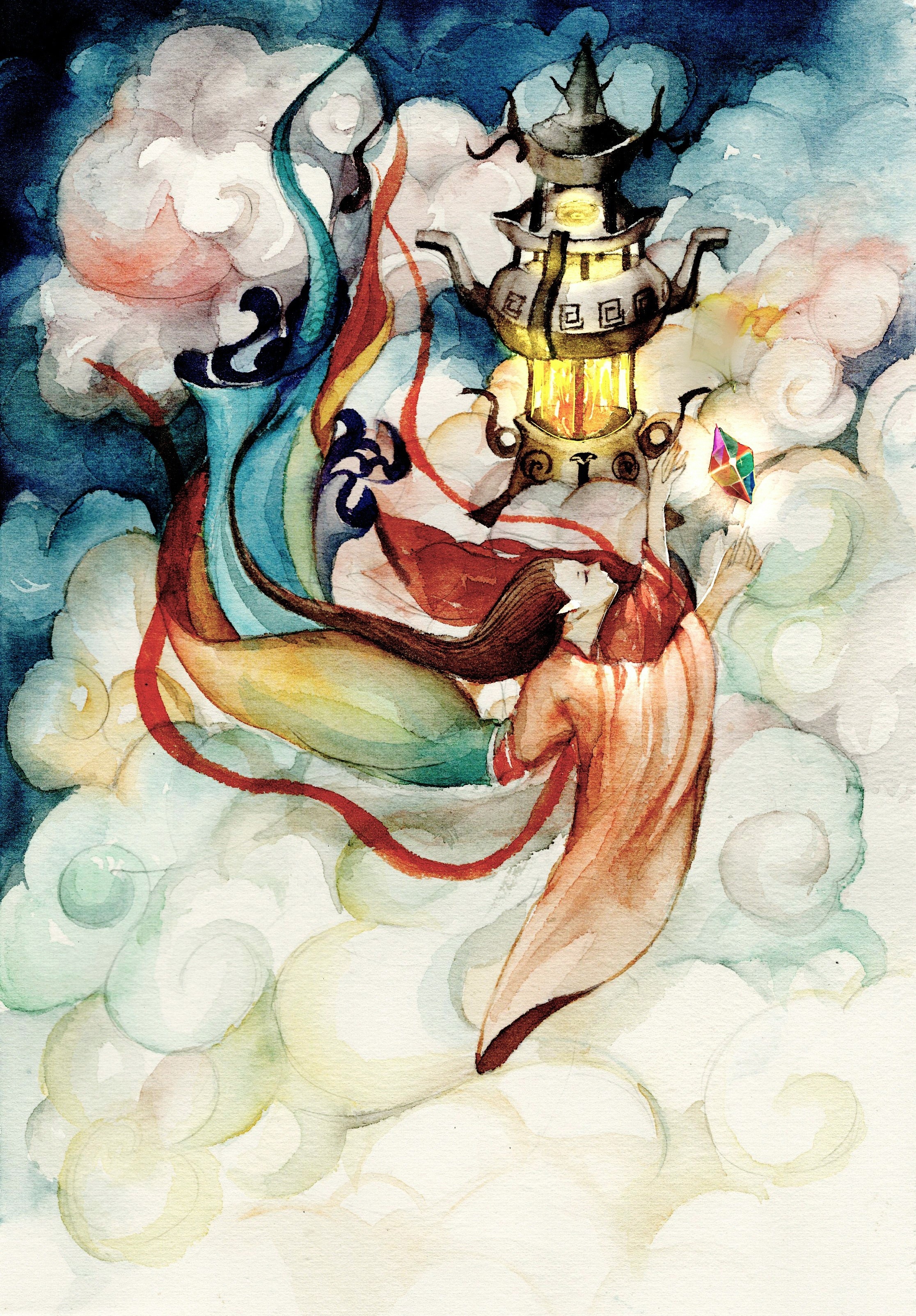 绘本《山海经》之精卫填海 完整版