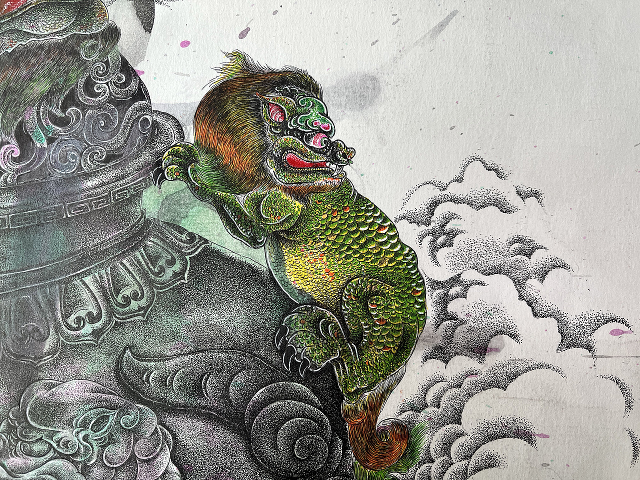 龙生九子之狻猊(suān ní)